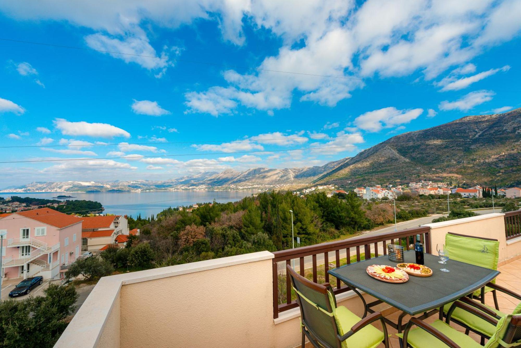 Penthouse With Panoramic View Apartment Cavtat Exterior foto