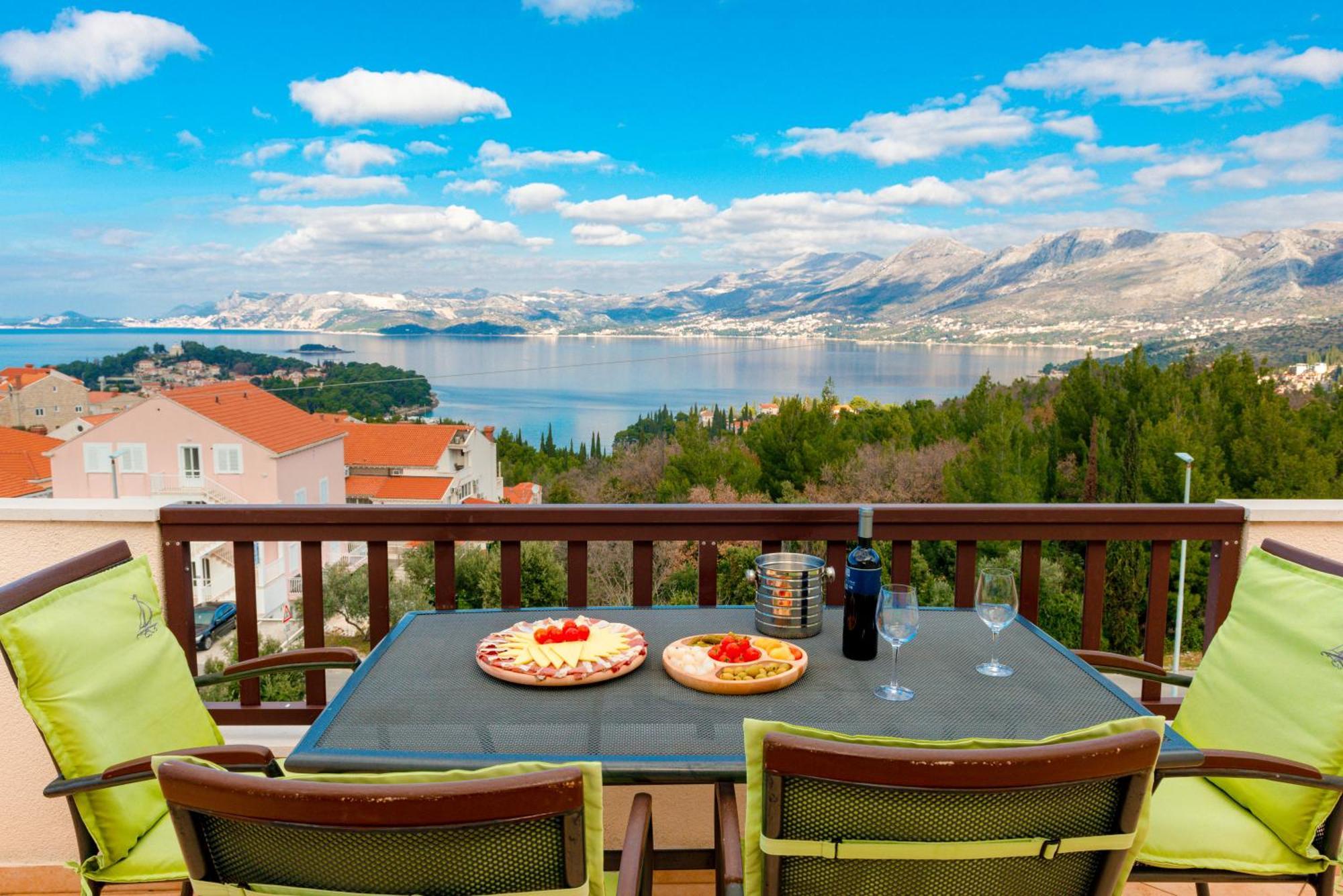 Penthouse With Panoramic View Apartment Cavtat Exterior foto